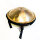 Steel Tongue Drum Rain, 9 Töne, goldene Handpan für Anfänger, Percussion-Instrument aus Stahl