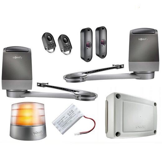 Somfy Axovia 3S io 1216596, Drehtorantrieb-Set, Multipro Pack Comfort IO, für Flügeltore, leise, smart steuerbar