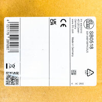 ifm SB0518 Durchflusssensor, G 3/4, PN 40, integrierte Rückflussverhinderung, kompakt, präzise Messung