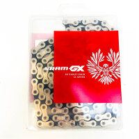 SRAM PC GX Eagle 12-speed bicycle chain, 126 links, MTB, silver/grey, model 00.2518.030.011