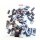 50x Nichicon Aluminum Electrolyte Capacitors, 470 µF, 100 V, Radial, Bedrachtet, 16x35.5 mm