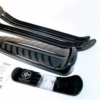 STIGA Snowracer King Size GT, steering sled for 2 people, with brakes, large seat, graphite grey/black