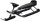 STIGA Snowracer King Size GT, steering sled for 2 people, with brakes, large seat, graphite grey/black