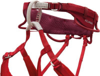 Petzl Adjama C022CA02 Unisex Climbing Harness, Size L, Comfortable, Adjustable, for Multi-Pitch Use, Dark Red