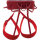 Petzl Adjama C022CA02 Unisex Climbing Harness, Size L, Comfortable, Adjustable, for Multi-Pitch Use, Dark Red