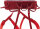 Petzl Adjama C022CA02 Unisex Climbing Harness, Size L, Comfortable, Adjustable, for Multi-Pitch Use, Dark Red
