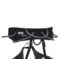 Petzl AQUILA C037BA01 Climbing Harness, Size M, lightweight, comfortable, adjustable, black