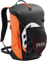 Petzl BUG S073AB01 Climbing Backpack, 18L, Orange/Black, compact, lightweight, for day trips and multi-pitch climbs
