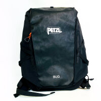 Petzl BUG S073AB00 Kletterrucksack 18L, kompakt, robust, für Tagestouren, Farbe Schwarz