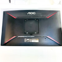 AOC C24G1 Gaming-Monitor, 24 Zoll, Full-HD, 1 ms, 144 Hz, Curved, HDMI/DP, Schwarz/Rot, Rückseite beschädigt