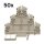 Weidmüller ZDU 2.5-2N Feed-through terminal block, 2-conductor, 2.5 mm², screw connection, beige, 50 pieces