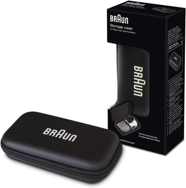 Braun BIT000CBEU Tasche für ThermoScan Ohrthermometer, medizinische Aufbewahrung, Schutzetui, robust, kompakt