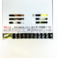 MEAN WELL RSP-320-24 Switching Power Supply, 321.6 W, 24 V, 13.4 A, Enclosed, AC/DC, Compact, Reliable Power Supply