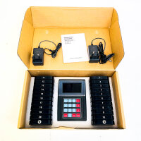 Ashata SU-668-S, wireless pager system, 10 call buttons, 1 receiver, LED display, for restaurants and hospitals