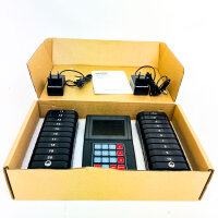 Ashata SU-668-S, wireless pager system, 10 call buttons, 1 receiver, LED display, for restaurants and hospitals