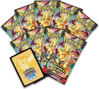 Pokémon TCG Top Trainer Box Mega Evolution, Exalted Heroes, 1 Promo Card, 9 Booster Packs, Premium Accessories