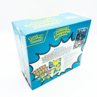Pokémon TCG Top Trainer Box Mega Evolution, Exalted Heroes, 1 Promo Card, 9 Booster Packs, Premium Accessories