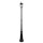 Bel Air Home Lisa G-1005 garden pole light, 2160 mm height, Ø 240 mm, black, weatherproof, classic design