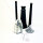 Bel Air Home Lisa G-1005 garden pole light, 2160 mm height, Ø 240 mm, black, weatherproof, classic design