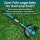 Germania 20V cordless grass trimmer, 7,500 rpm, 300mm cutting diameter, telescopic handle 94–122cm, 4-way rotating head
