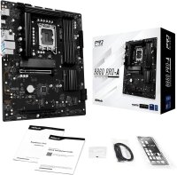 ASRock B860 Pro-A Mainboard, Intel LGA1851, ATX, DDR5, PCIe 5.0, USB 3.2, M.2, HDMI, DisplayPort