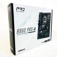 ASRock B860 Pro-A Mainboard, Intel LGA1851, ATX, DDR5, PCIe 5.0, USB 3.2, M.2, HDMI, DisplayPort