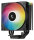 DeepCool AG400 BK ARGB V2 CPU Air Cooler, 120mm, max. 32 dBA, ARGB lighting, black, Intel/AMD compatible
