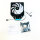 DeepCool AG400 BK ARGB V2 CPU Air Cooler, 120mm, max. 32 dBA, ARGB lighting, black, Intel/AMD compatible