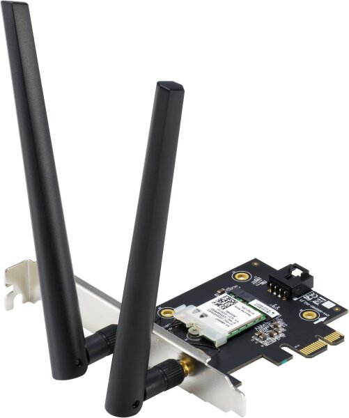ASUS PCE-AX1800 PCIe WLAN 6 Karte, AX1800 Dual Band, Bluetooth 5.2, WPA3, Bulk, 802.11ax