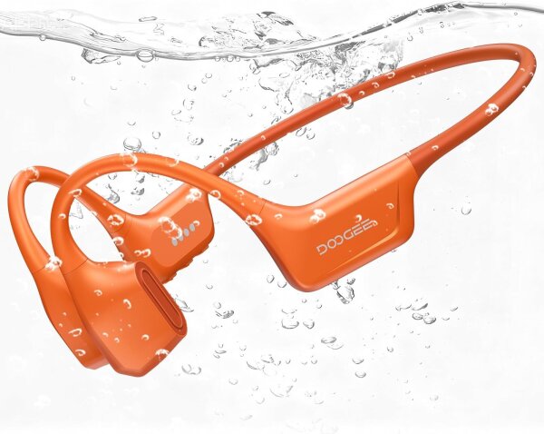Bone Conduction Kopfhörer, IP68 wasserdicht, 64GB Speicher, Bluetooth 5.4, 10h Akku, MP3, Schwimmen, Sport, Fitness