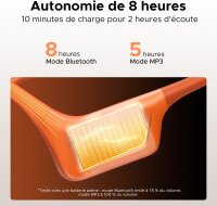 Bone Conduction Kopfhörer, IP68 wasserdicht, 64GB Speicher, Bluetooth 5.4, 10h Akku, MP3, Schwimmen, Sport, Fitness
