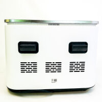 Ninja AF500EUWH Doppel-Heißluftfritteuse, 10,4L, 2470W, 7 Programme, Timer, PTFE Antihaft, weiß, leichter Kratzer