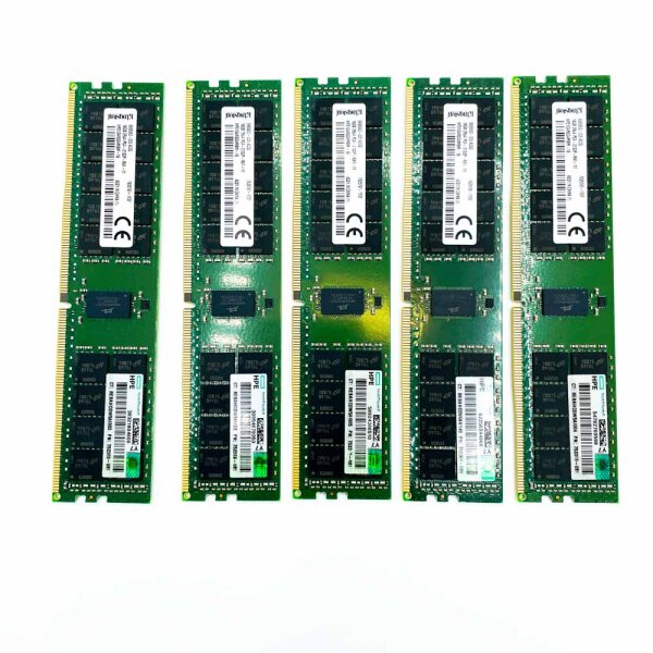 Kingston 16GB DDR4 Server RAM, 2Rx4, PC4-2133P, HPE 752369-081, HP21D4R5D4MBM-16, 5er Set, ECC Registered