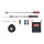 STIER Wheel Mounting Set 1/2", 11-piece, torque wrench 40-200 Nm, extensions, case, high precision