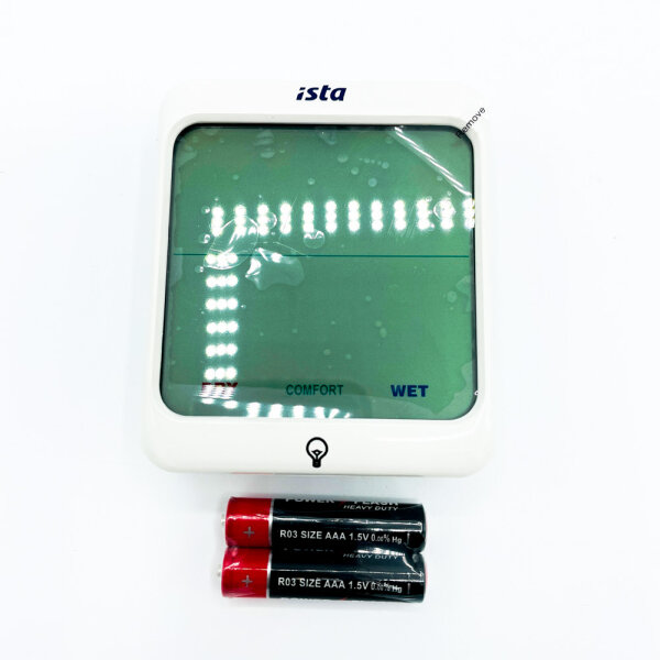 Ista TP-53 Digitales Hygrometer und Thermometer, Innenraum, präzise Luftfeuchte- und Temperaturmessung