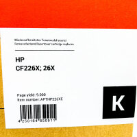 AgfaPhoto APTHP226XE toner cartridge, compatible with HP CF226X, black, 9000 pages, high yield
