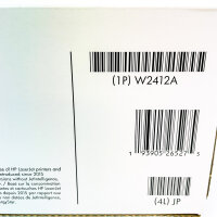HP LaserJet 216A Yellow Toner, W2412A, compatible with HP Color LaserJet M155, MFP M182, MFP M183, Original, high print quality