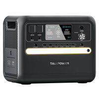 TALLPOWER V2400 Powerstation, 2160 Wh, 2400 W, LiFePO4,...