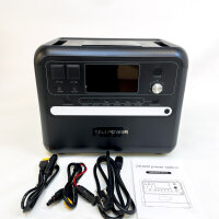TALLPOWER V2400 Powerstation, 2160 Wh, 2400 W, LiFePO4, reiner Sinus, USB-C PD 100W, MPPT, USV, Solargenerator
