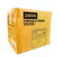 TALLPOWER V2400 Powerstation, 2160 Wh, 2400 W, LiFePO4, reiner Sinus, USB-C PD 100W, MPPT, USV, Solargenerator