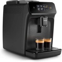 Philips Series 1200 EP1200/00 Fully Automatic Coffee Machine, 1500W, 230V, Black, Integrated Grinder, Milk Frother