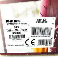 Philips Series 1200 EP1200/00 Fully Automatic Coffee Machine, 1500W, 230V, Black, Integrated Grinder, Milk Frother