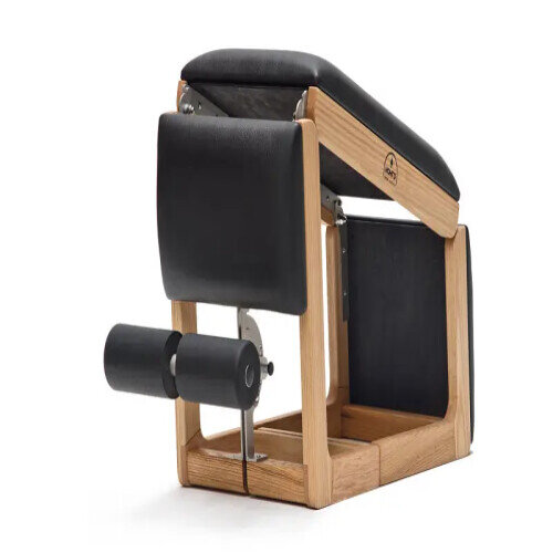 NOHrD TriaTrainer 19104 Training Bench Oak, Faux Leather, Foldable, for Abdominal and Back Training