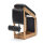 NOHrD TriaTrainer 19104 Training Bench Oak, Faux Leather, Foldable, for Abdominal and Back Training