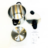 INox Schnellkochtopf 24cm, 10L, Edelstahl, Druckkochtopf,...