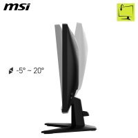 MSI MAG 255XF Gaming-Monitor, 24,5 Zoll, Full HD, 300 Hz,...