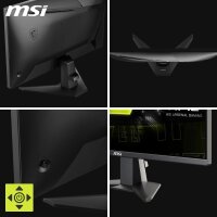 MSI MAG 255XF Gaming-Monitor, 24,5 Zoll, Full HD, 300 Hz, 0,5 ms, Rapid IPS, HDR, 250 nits, Schwarz