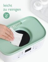 Momcozy Elektrischer Dampfsterilisator, 3-in-1, für 8 Babyflaschen, Trocknen & Erwärmen, schnelle 30 Min Trocknung, für alle Marken