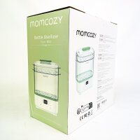 Momcozy Elektrischer Dampfsterilisator, 3-in-1, für 8 Babyflaschen, Trocknen & Erwärmen, schnelle 30 Min Trocknung, für alle Marken