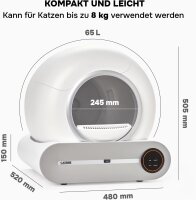 PetSafe ScoopFree Ultra, automatische selbstreinigende Katzentoilette, elektrische Funktion, geruchshemmend, mit Abdeckhaube